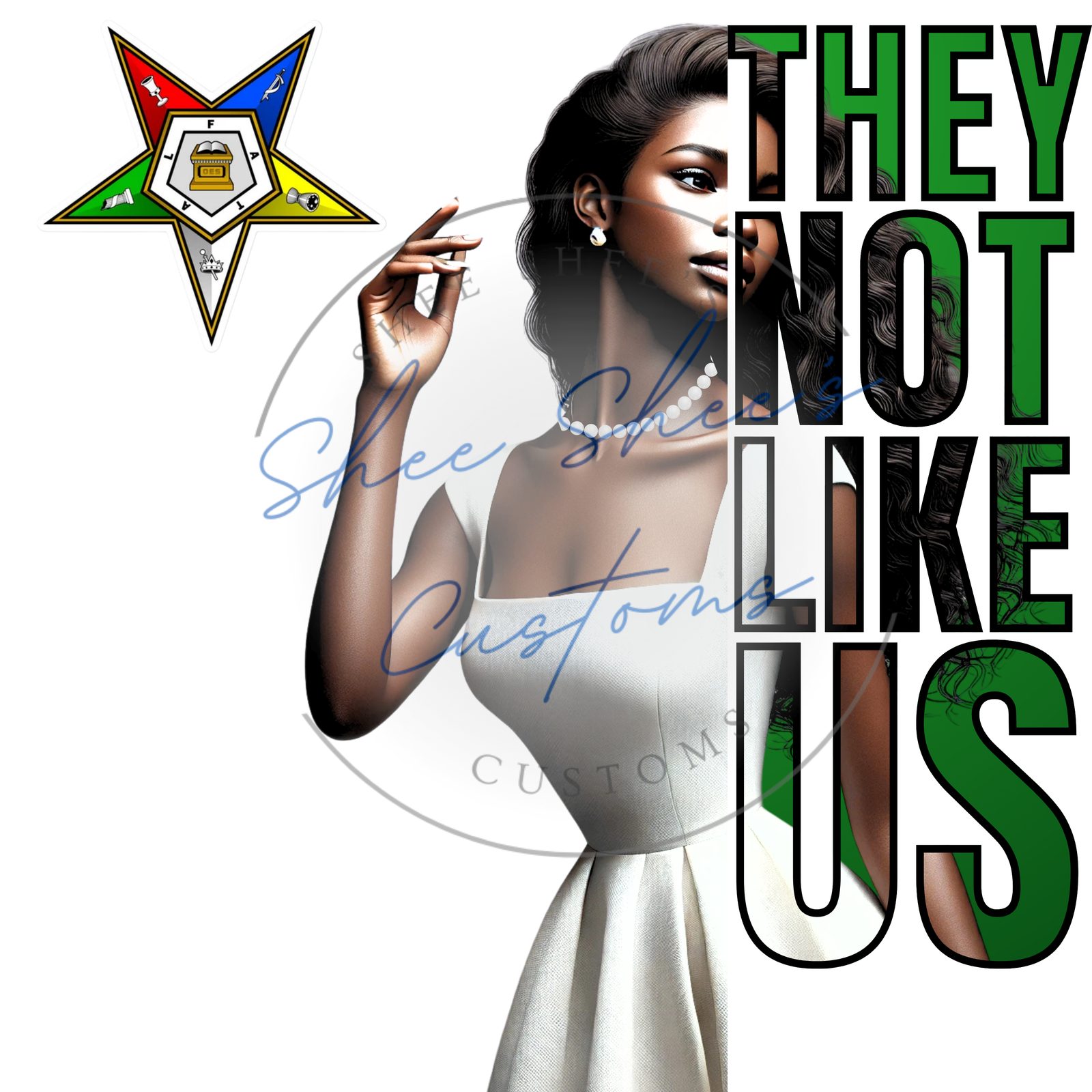 OES Woman They not like us - Image 4