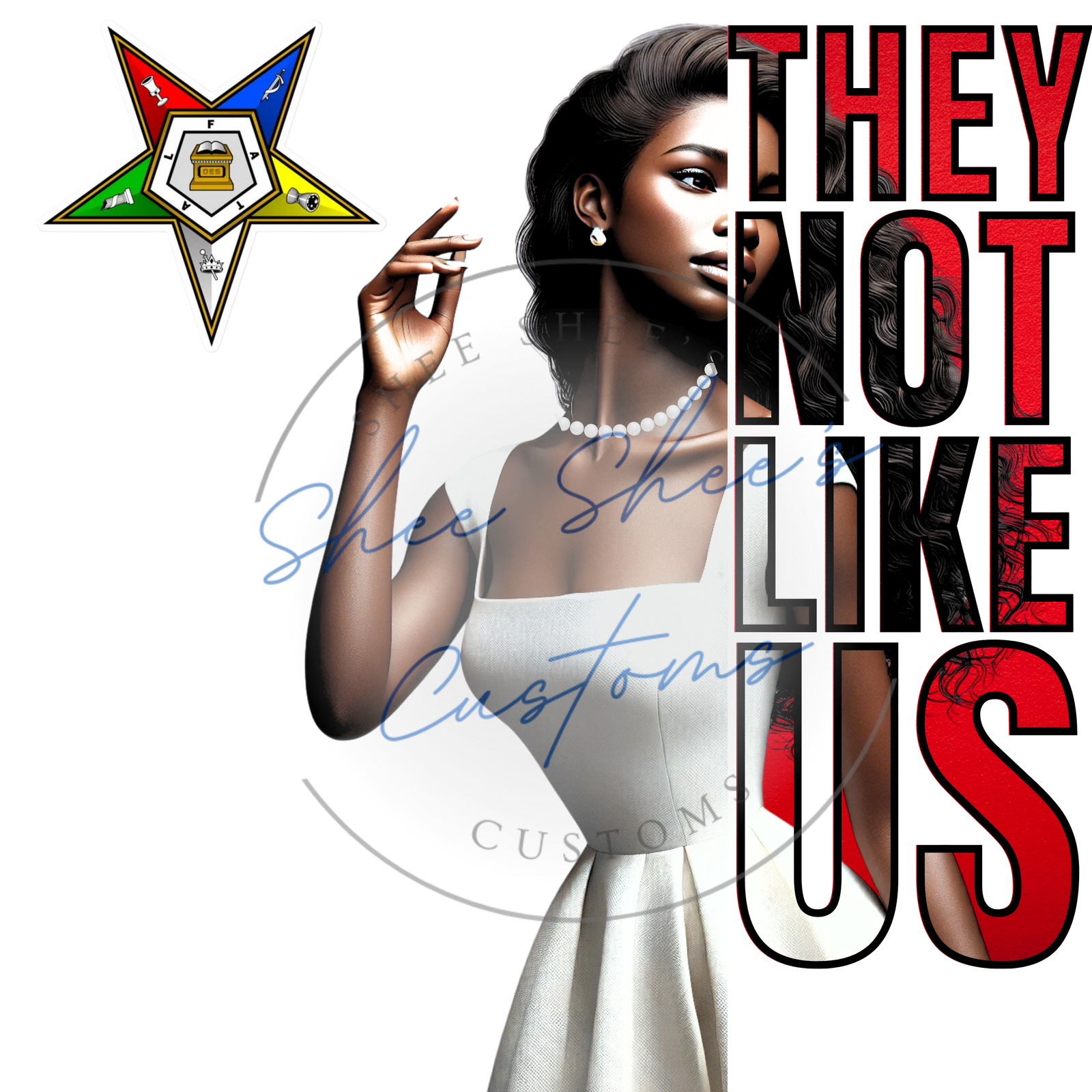 OES Woman They not like us - Image 5