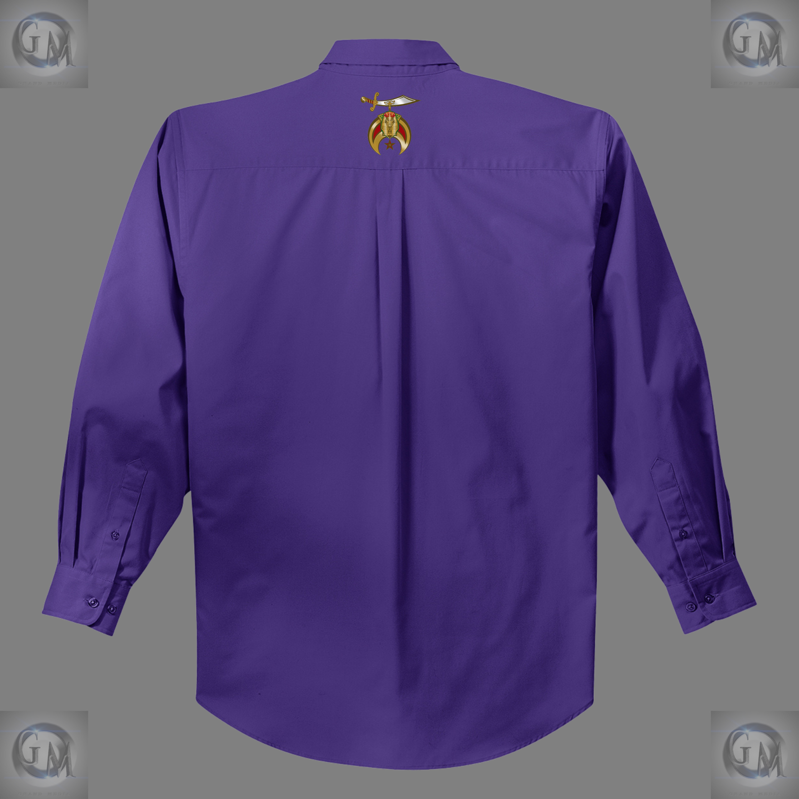 BARACK 256 DRESS SHIRT (PURPLE) - Image 3